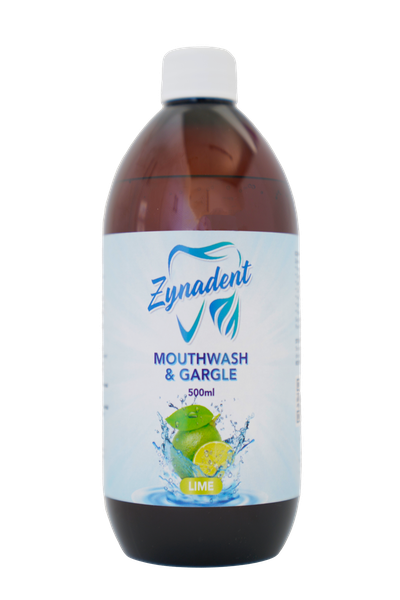 Zynadent Antiseptic Mouth Wash - Lime - 500ML