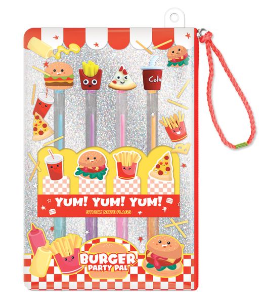 Hot Focus Gel Pentastic Gel Neon Pen Set in Re-usable Pouch