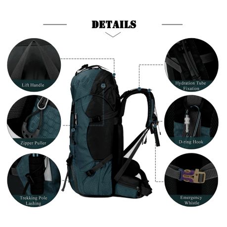 Free knight 60l hiking clearance backpack