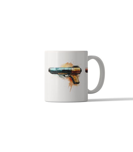 Retro Spacegun DSG 5 Printed Coffee Mug