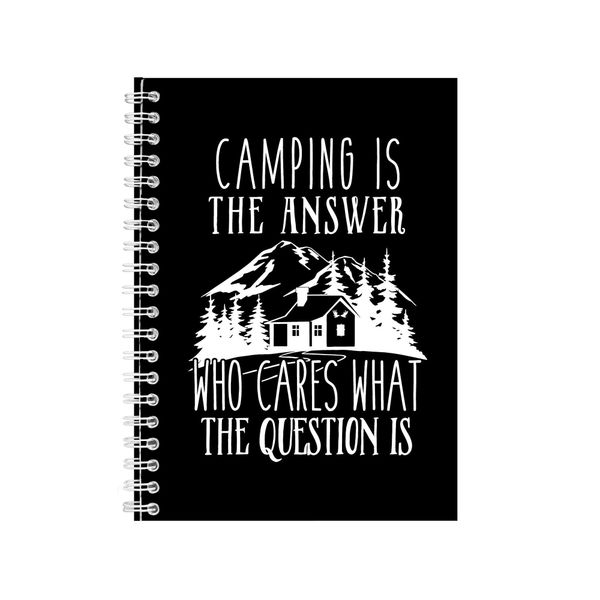 Camping Notebook Camper Gift Idea Writing Book Notepad Pad 23