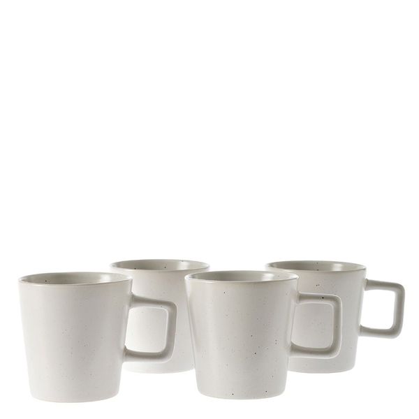 George &amp; Mason - Crema Ceramic Mug 12oz 4 Piece - 355ml