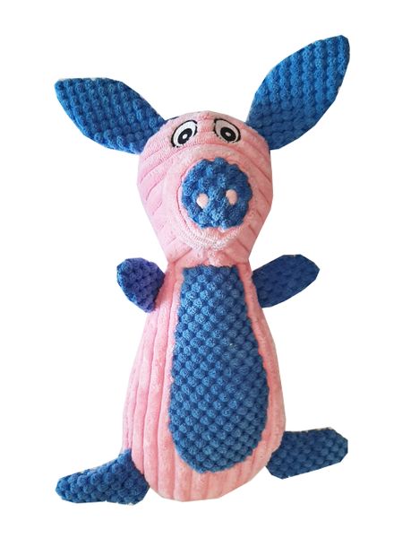Pig Plush Toy - Pink and Blue