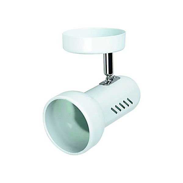 ACDC - White 60W E27 Max Single Spot Ceiling Lamp