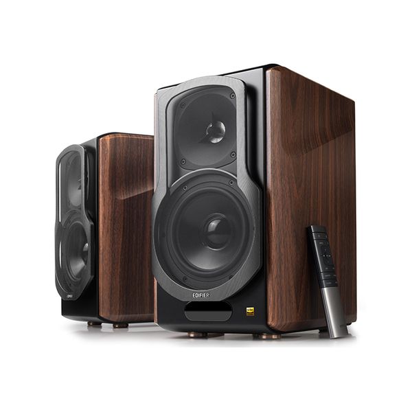 Edifier S2000MKIII Powered Bluetooth Bookshelf Speaker-Brown