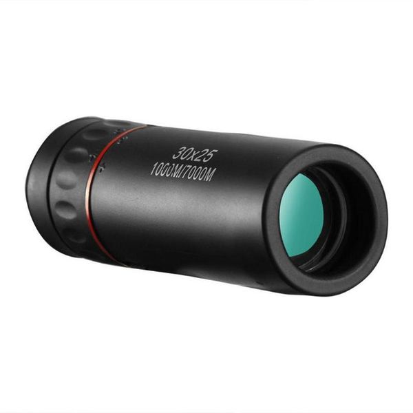 Mini Portable Optical Monocular Telescope 30x25 for Outdoor Use - Black