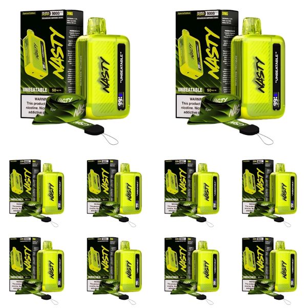 Nasty Bar Unbeatable (Lychee Ice) Disposable Choef 9000 Puff (Pack of 10)