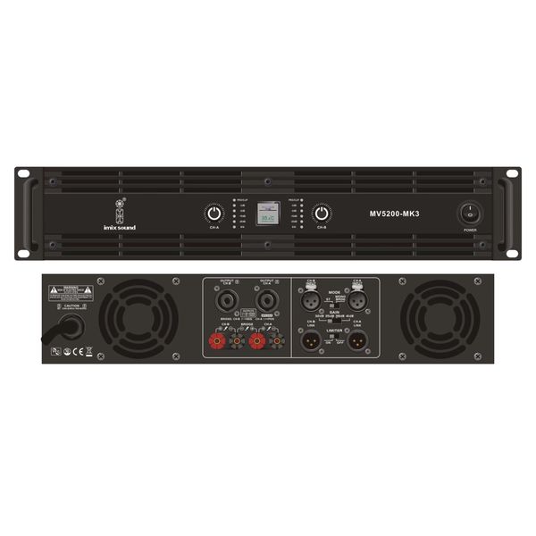 Mv5200 Amplifier 2 Ch 3800w X2 Imix
