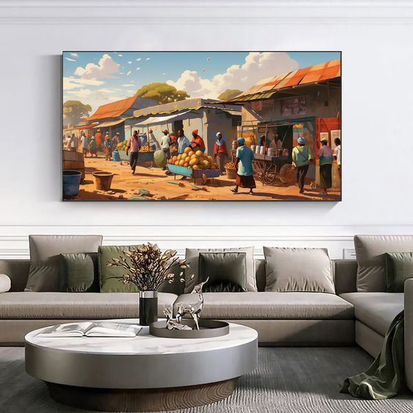 Canvas Wall Decor - Township Market - 0293