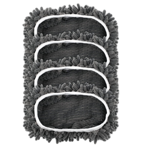 4 Pcs Reusable Mop Pad for Swiffer Sweeper Wet Dry Mop Cloth Washable