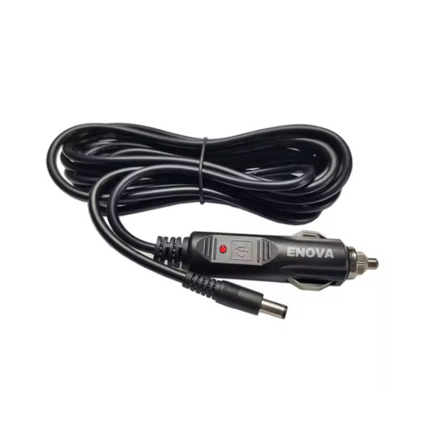 Enova Cigarette Socket to DC Extension Cable 12V/24V 5.5x2.1mm
