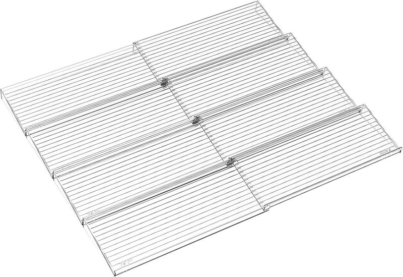 Clear Spice Drawer Organizer, 4 Tier (4 Packs) Spice Rack for Drawer