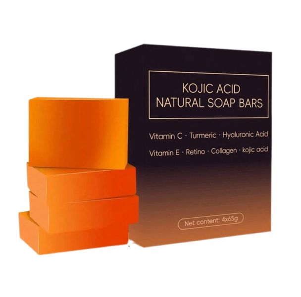 4 Kojic Acid &amp; Collagen Natural Soap Bars