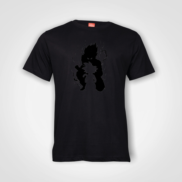 Black on Black Design DBZ T Shirt