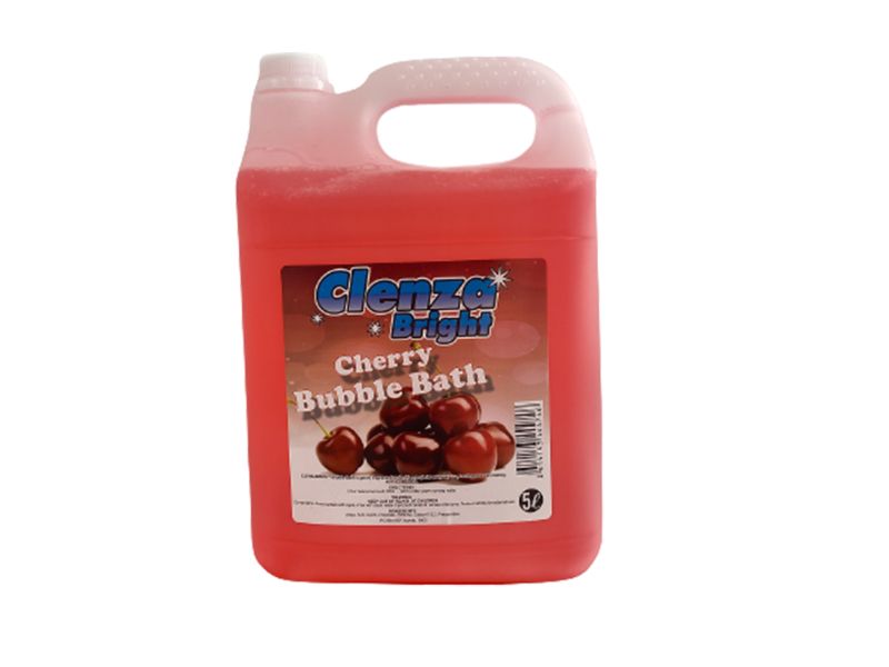 Clenza Bright Cherry Bubble Bath 5Lt