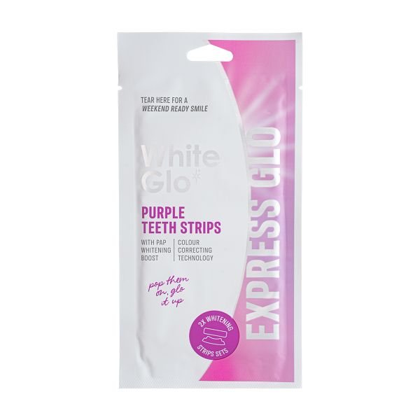 White Glo Express Glo, Purple Teeth Strips