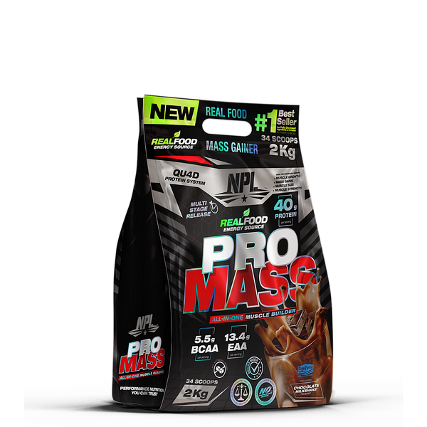 Pro Mass - All-In-One Mass Gainer | Chocolate Milkshake