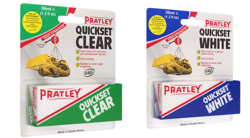 Pratley Household Epoxy Set 2 Piece - Clear &amp; White 36ML