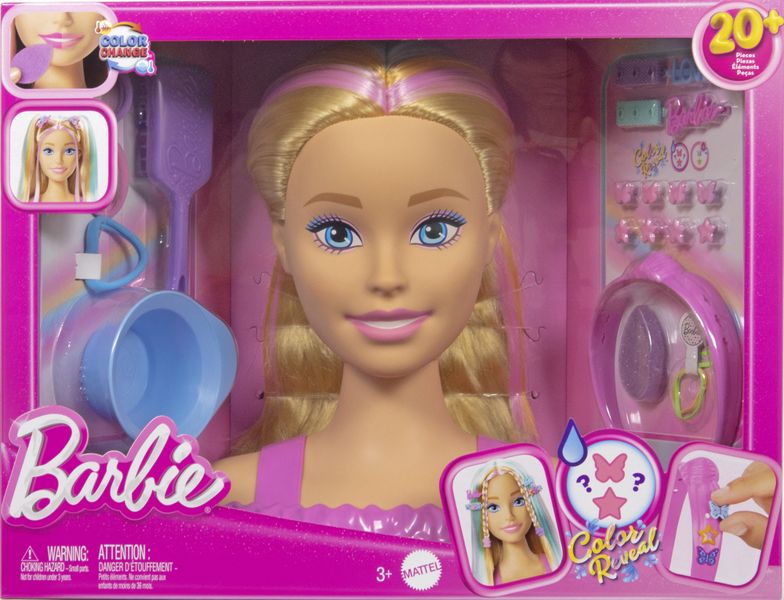 Barbie Deluxe Blonde Styling Head - Hair Styling Doll for Creative Play