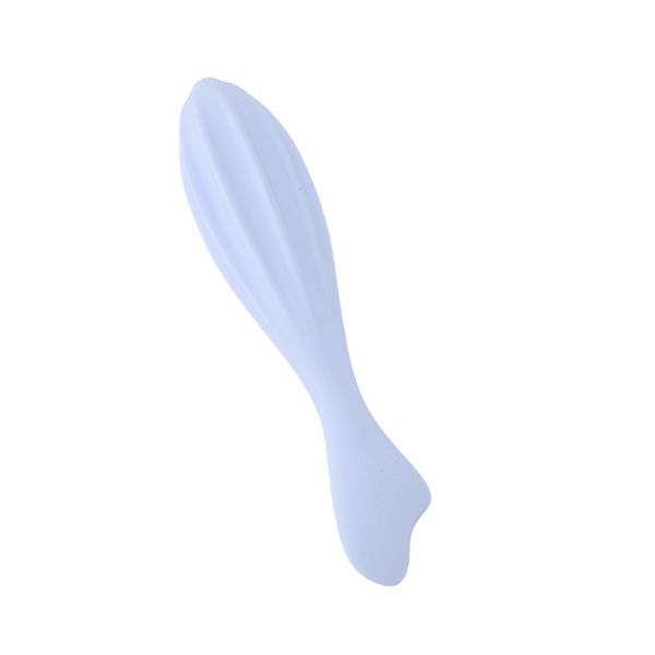 Silicone Handheld Face Eye Massage Face Roller,Beauty Massage Tool (Blue)