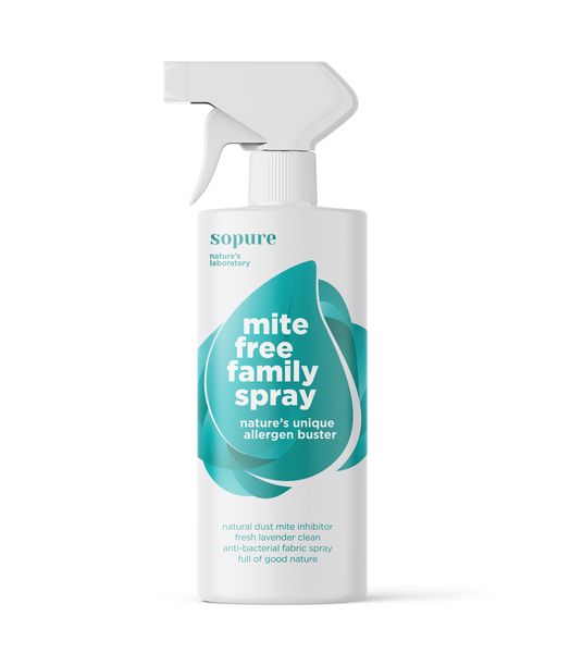 SoPure Mitefree Natural Eco-Friendly Dust Mite Allergen Spray 500ml