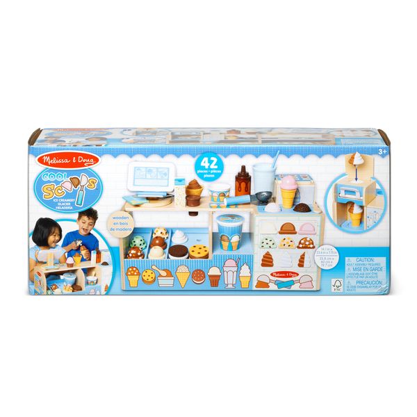 Melissa &amp; Doug Cool Scoops Ice Creamery