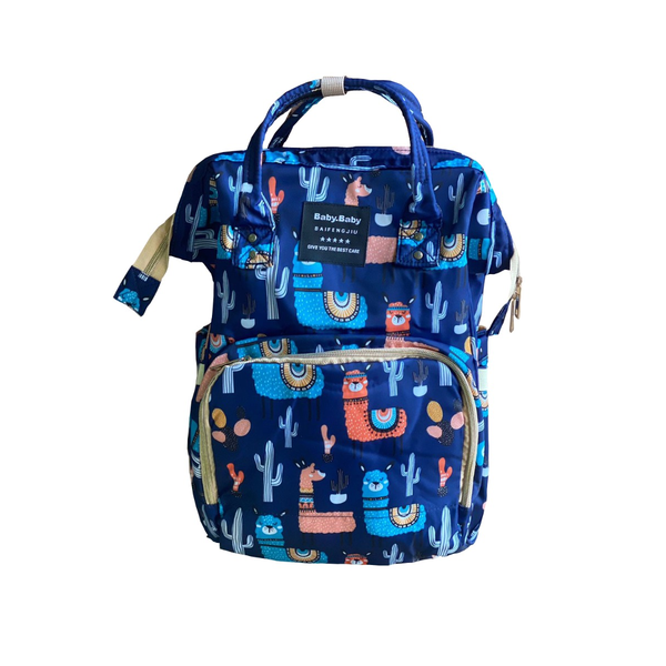 Multi-Use Waterproof Mom Travel Backpack &amp; Diaper Bag - Sky Blue - Alpaca