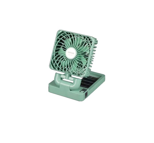 Double Head Charging Fan Green