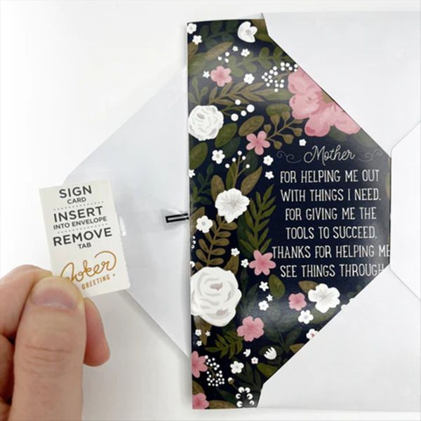 Unique Button Battery Mothers Day Gift Creative Thank You Cards A