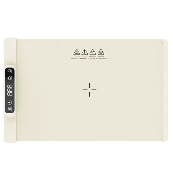 Electric Warming Mat for Food, Portable Foldable Silicone Warmer for Daily