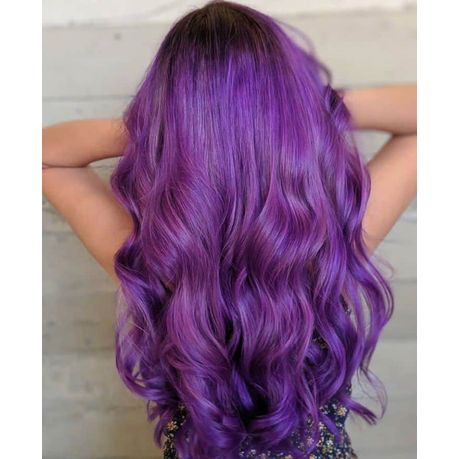 Purple hair colour