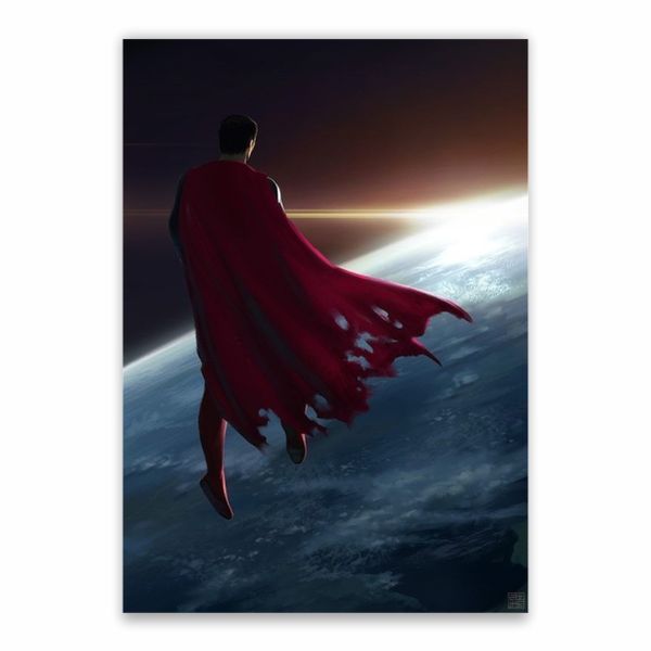 Superman Outer Space Poster - A1