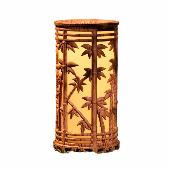 USB Aroma Diffuser Bamboo Grain Humidifier Quiet Mist Air Moisturiser