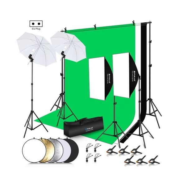 Puluz LED Light Studio Softbox Photography Kit - PKT3112EU