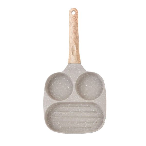 Aluminum 3-in-1 Divided Non-Stick Frying Pan