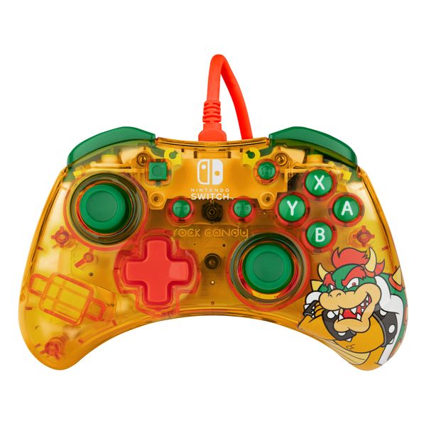PDP Rock Candy Wired Controller: Bowser - Switch