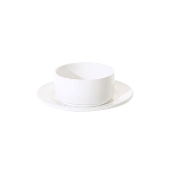 Fortis Prima White Stacking Soup Cup 24 Pieces