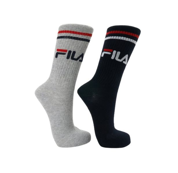 Fila Men's Stallone Tube Sock 2 Pack - Size 6-11