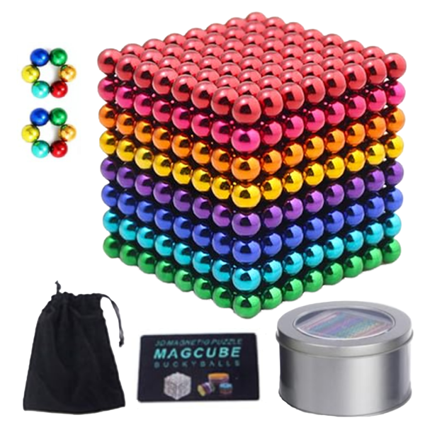 512Pcs 5mm Magnetic Ball Set Magic Magnet Cube Building Toy