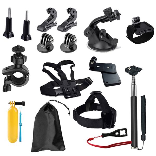 16 in 1 Action Camera Accessory Kit for Gopro Hero 9 8 7 SJCAM XiaoYi