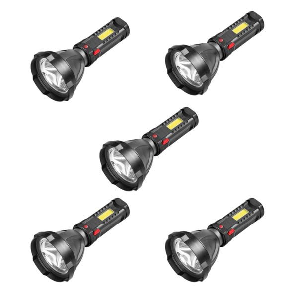 Flashlight Projector Torch Bright and Durable - 5 Pack