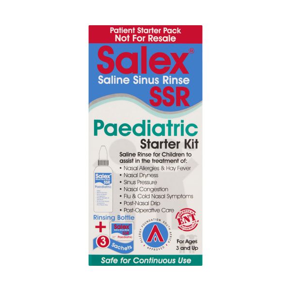 Salex Saline Sinus Rinse Paediatric Kit