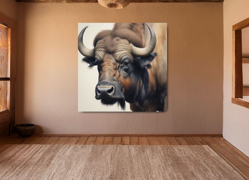 Canvas Wall Art - Big 5 - Buffalo
