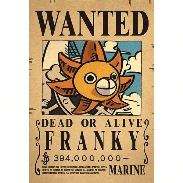 One Piece Franky Bounty Poster