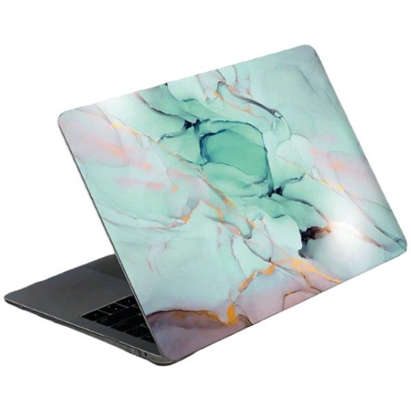 Marble Design Hard Shell Case For MacBook Pro 13.3-inch - Army Green
