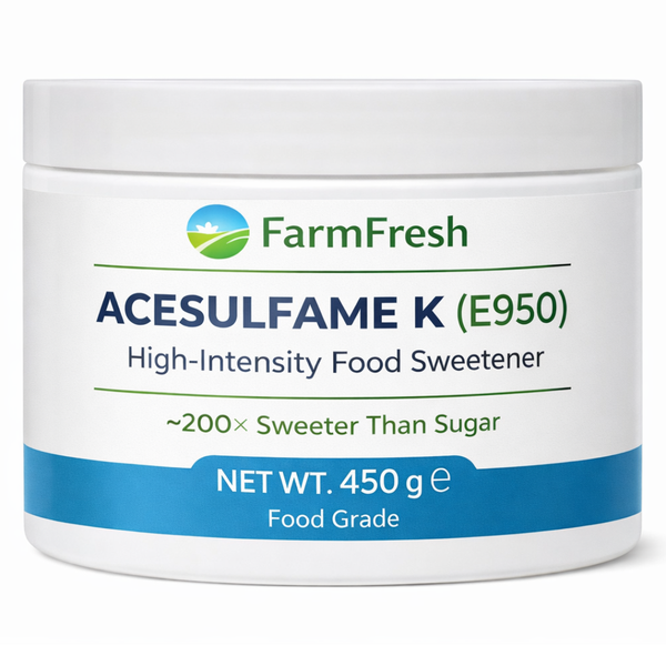 FarmFresh Acesulfame K (E950) High-Intensity Food Sweetener - 450 g