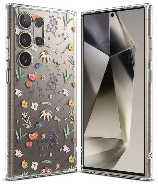 Fusion for Galaxy S24 Ultra Military-Grade Slim Case - Dry Flowers