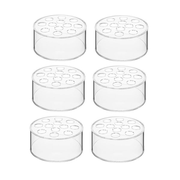 Simple Vase Household Wedding Table Vase 12-Hole Round Transparent