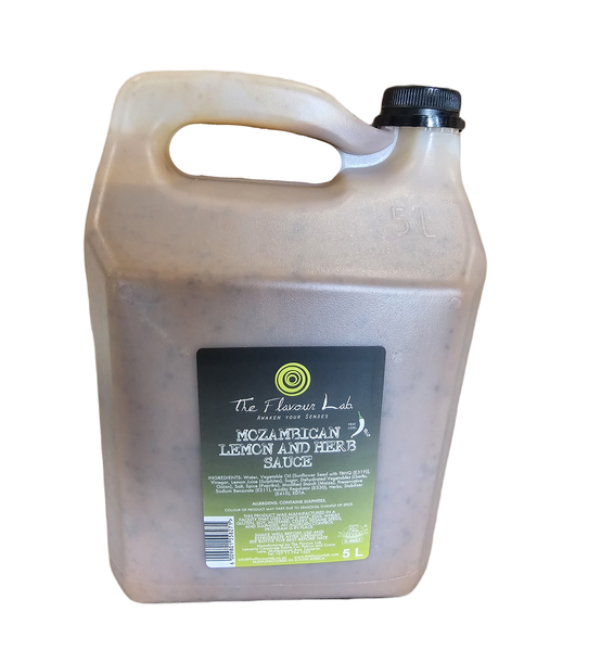 Mozambican Lemon Herb Sauce 5L - Premium Foodservice Quality, Chef Grade