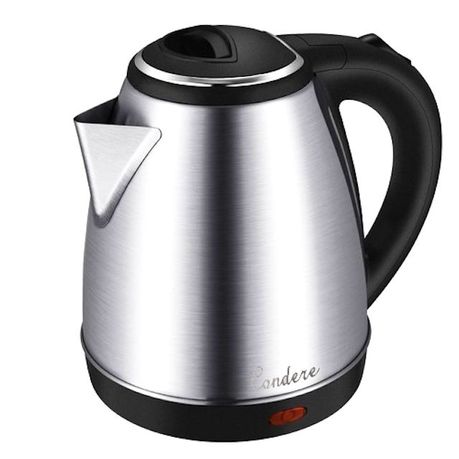 Condere 2 Litre Cordless Electric Kettle Stainless Steel